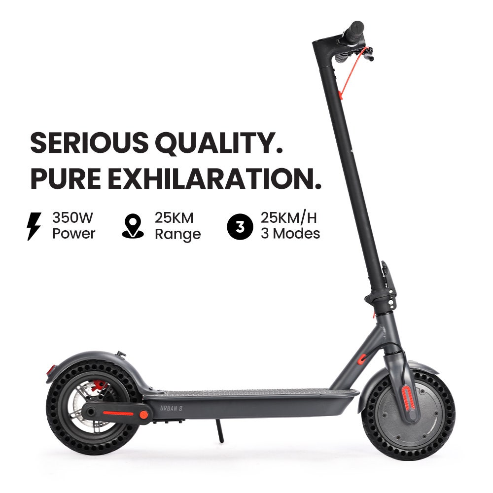 ALPHA Urban 8 Electric Scooter 350W 25km Range Grey