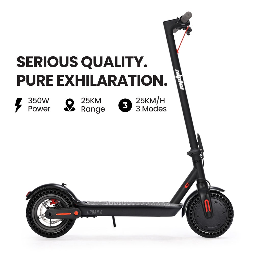 ALPHA Urban 8 Electric Scooter 350W 25km Range Black