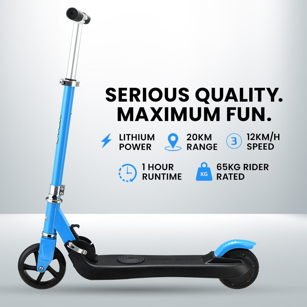 Rovo Kids Hyper Electric Scooter 125W Foldable Blue