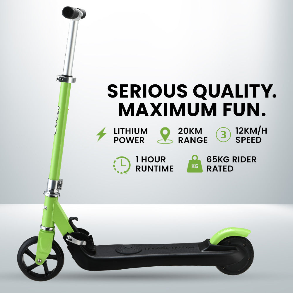 Rovo Kids Hyper Electric Scooter 125W Foldable Green