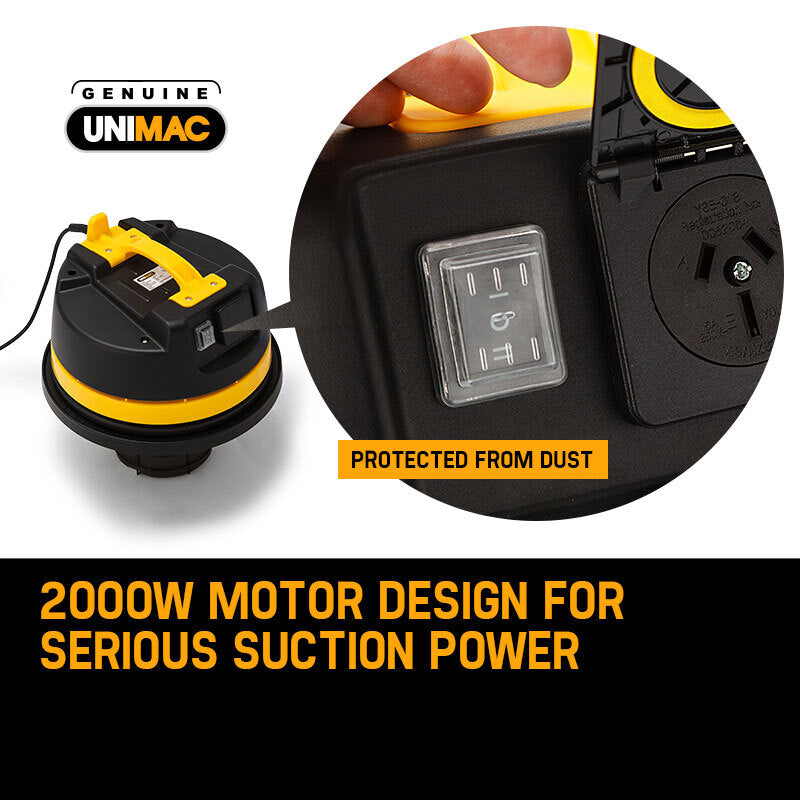 UNIMAC 60L Wet and Dry Vacuum Cleaner Industrial