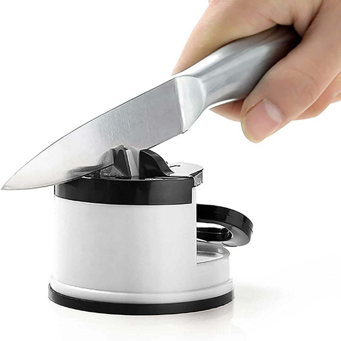 Kitchee Knife Sharpener Suction Grip Tungsten Carbide 3 Pack