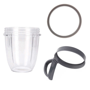 Nutribullet Blender Short Cup Accessory Set Grey Seal