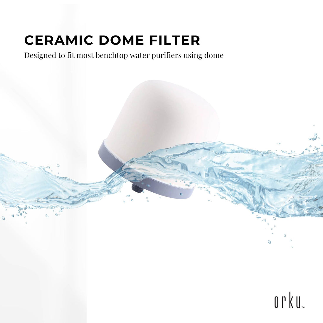 Orku Ceramic Dome Filter Cartridge Replacement 8-Stage