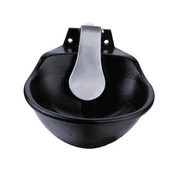 Automatic Cattle Drinking Bowl Cast Iron 25cm Stainless Steel Tongue