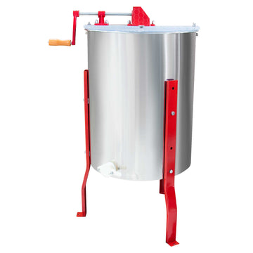 3 Frame Manual Honey Extractor Stainless Steel Beekeeping