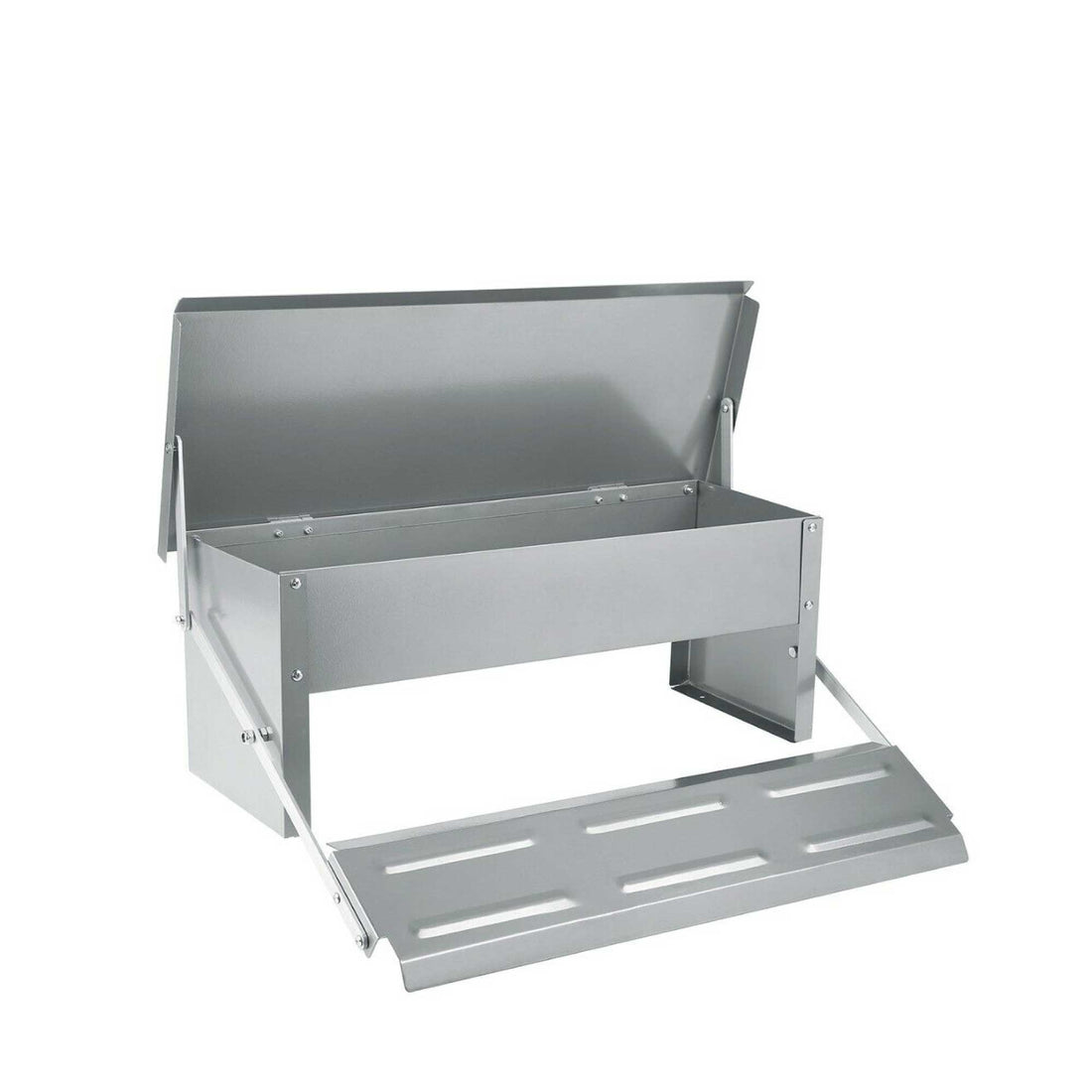 Aluminium Automatic Chicken Feeder 8L Self-Feed Treadle