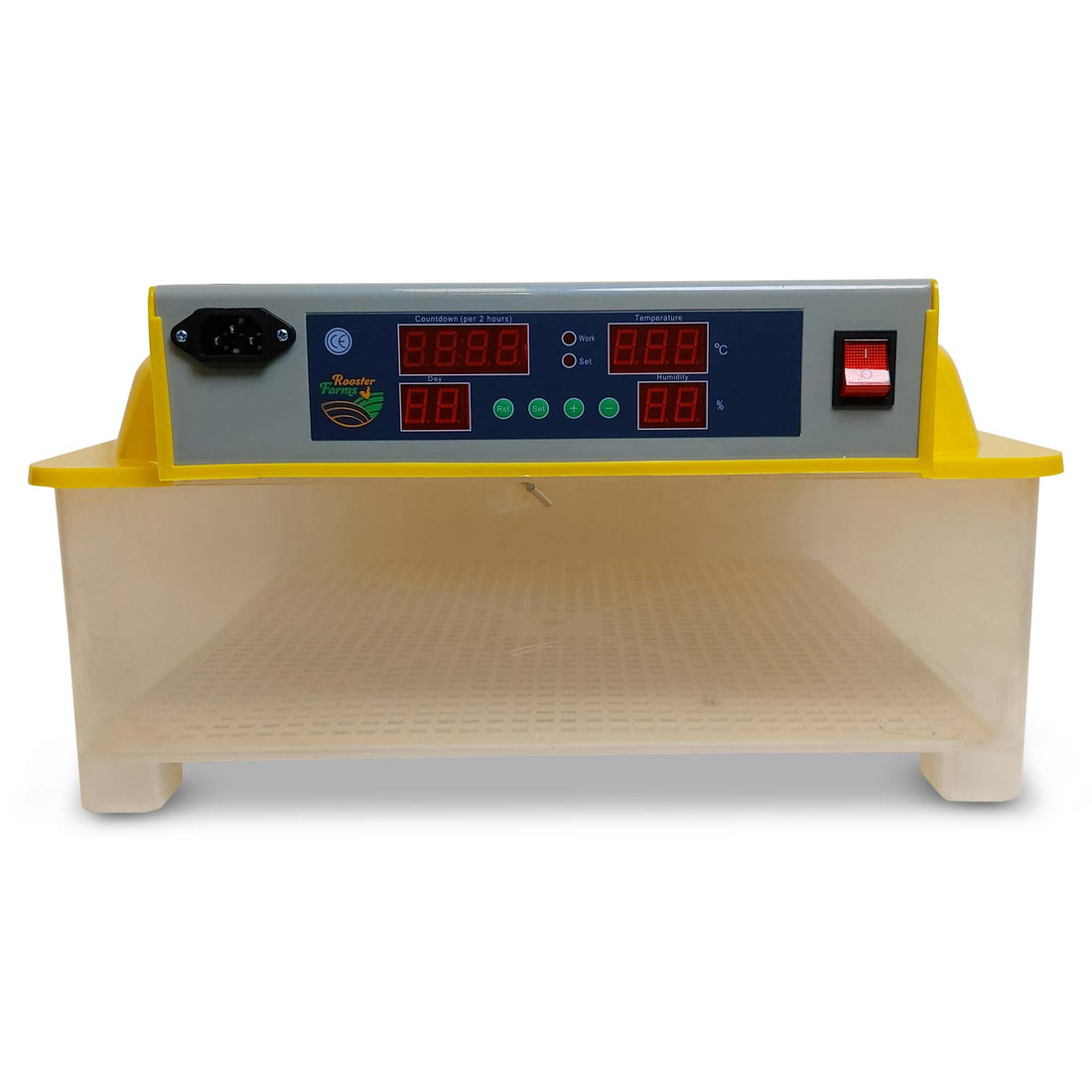 Rooster Farms 60 Egg Incubator Automatic with Accessories White