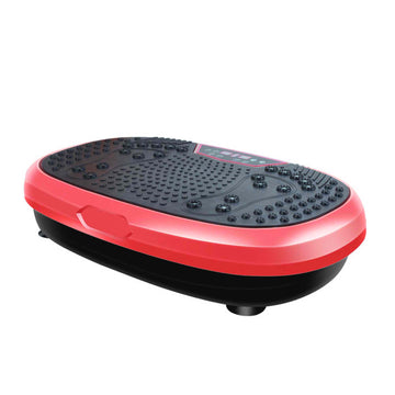 Social Hike Vibration Plate with Shiatsu Massage Nodes Red