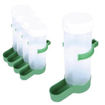 5-Pack Automatic Bird Food Dispensers for Parrots Budgies