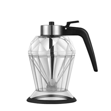 Diamond Glass Oil and Honey Dispenser 200ml with Trigger Pourer