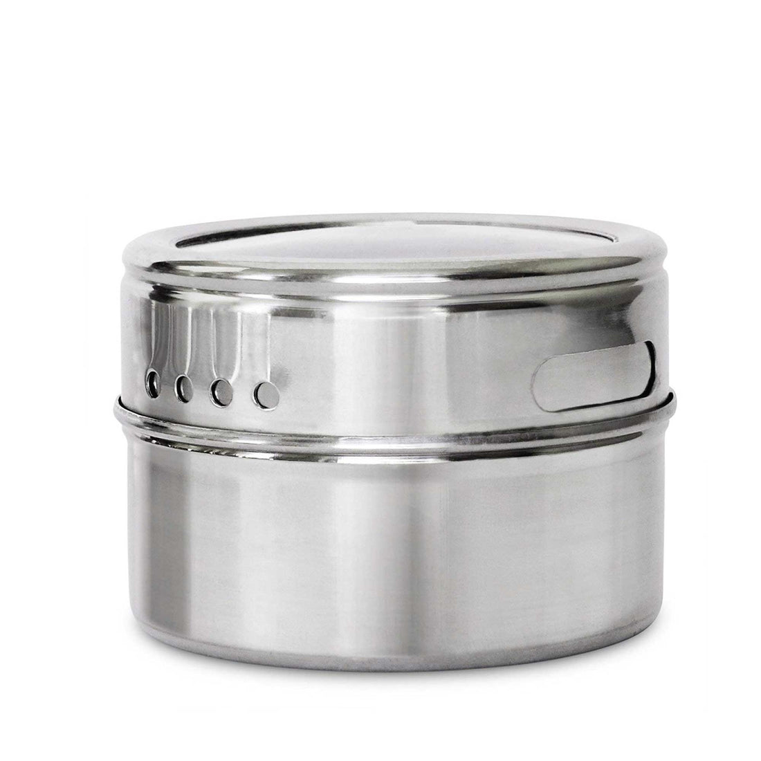 Magnetic Spice Jar 150g Stainless Steel with Shaker Lid 50 Pack