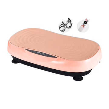 Social Hike Vibration Plate Machine with Remote and Bands 200W Pink