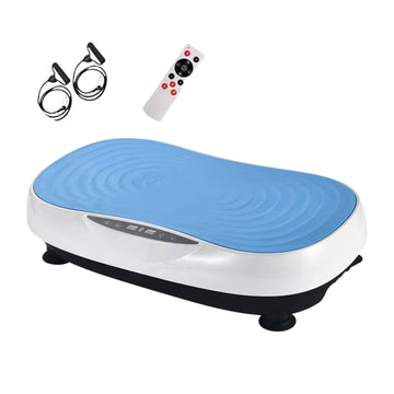 Social Hike Vibration Plate Machine Full Body Workout 99 Speed Levels Blue