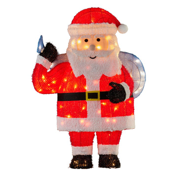 Christabelle LED Christmas Santa Display with Lights 81cm