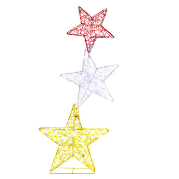 Christabelle LED Triple Star Christmas Display 120cm