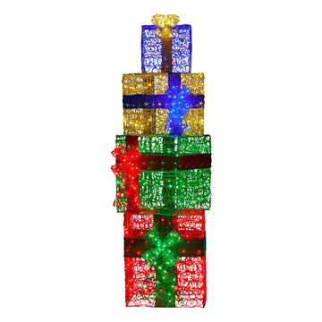 Christabelle LED Christmas Gift Stack Box Display 190cm