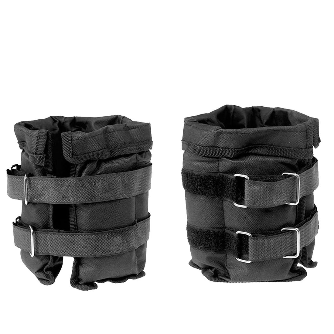 Powertrain 1kg Pair Adjustable Ankle Weights Iron Sand Filled Nylon