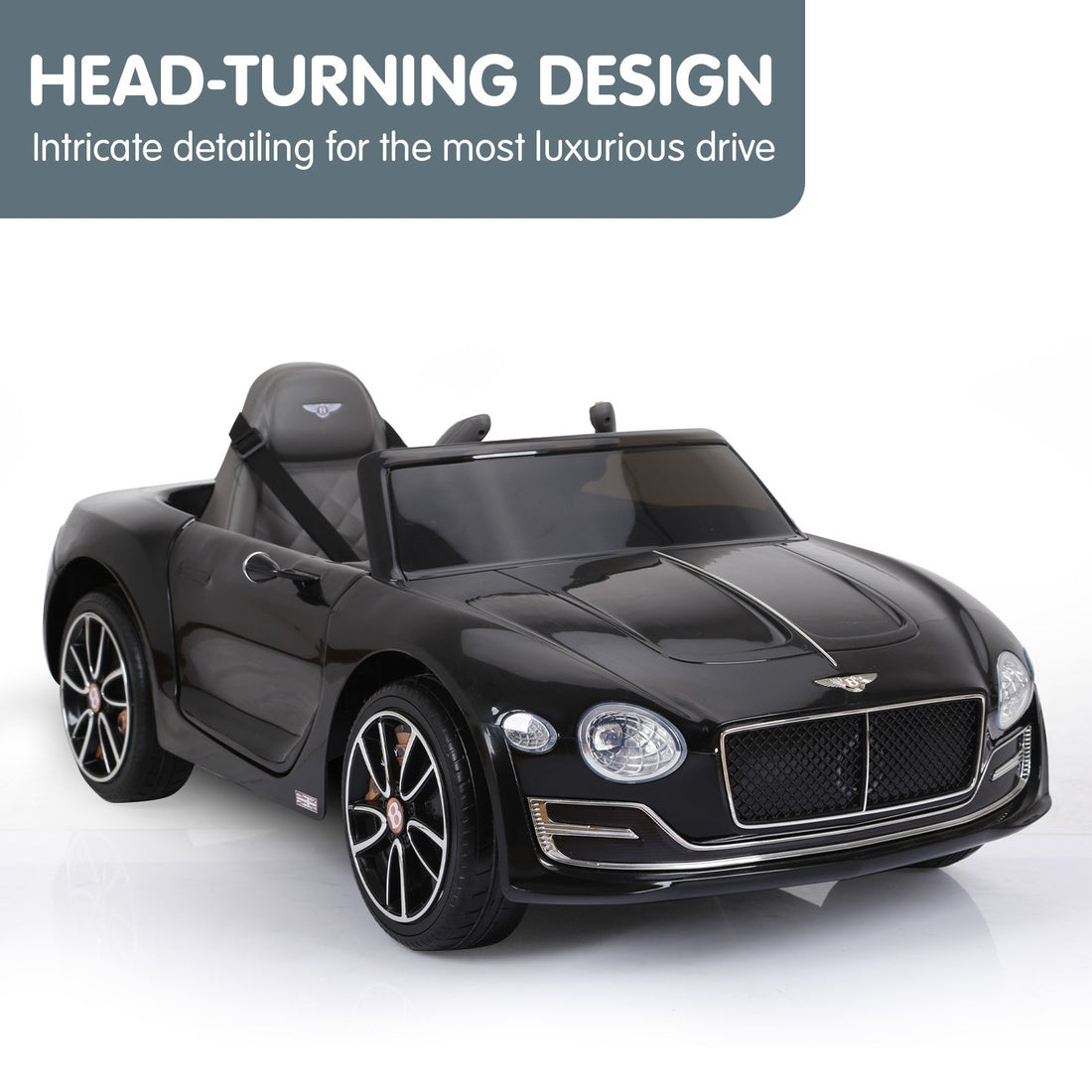Kahuna Bentley Speed 6E Kids Electric Ride On Car Black