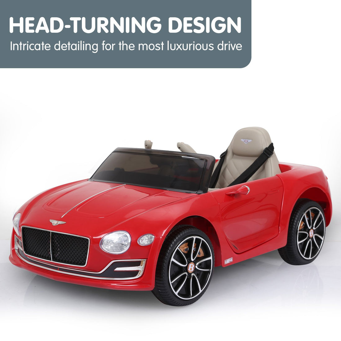 Kahuna Bentley Speed 6E Kids Electric Ride On Car Red