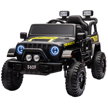 Kahuna S619 Gravity Ride On Car Black 12V
