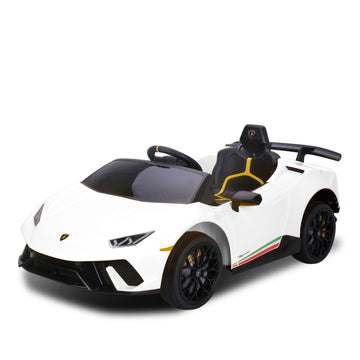Kahuna Kids Electric Lamborghini Ride On Car Remote Control White