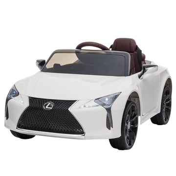 Kahuna Licensed Lexus LC 500 Kids Electric Ride On Car White