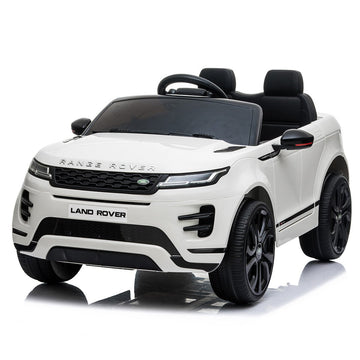 Kahuna Land Rover Licensed Kids Electric Ride-On Car White