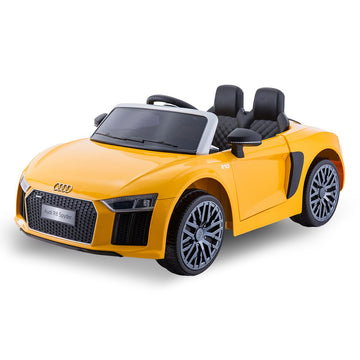 Kahuna Audi R8 Spyder Kids Electric Ride-On Car Yellow