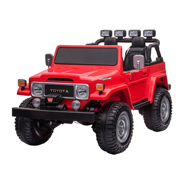 Kahuna Toyota FJ-40 Kids Electric Ride-On Car Red