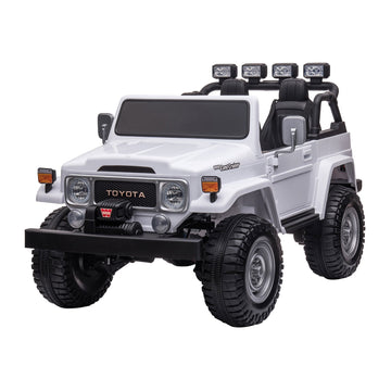 Kahuna Toyota FJ-40 Kids Electric Ride-On Car White