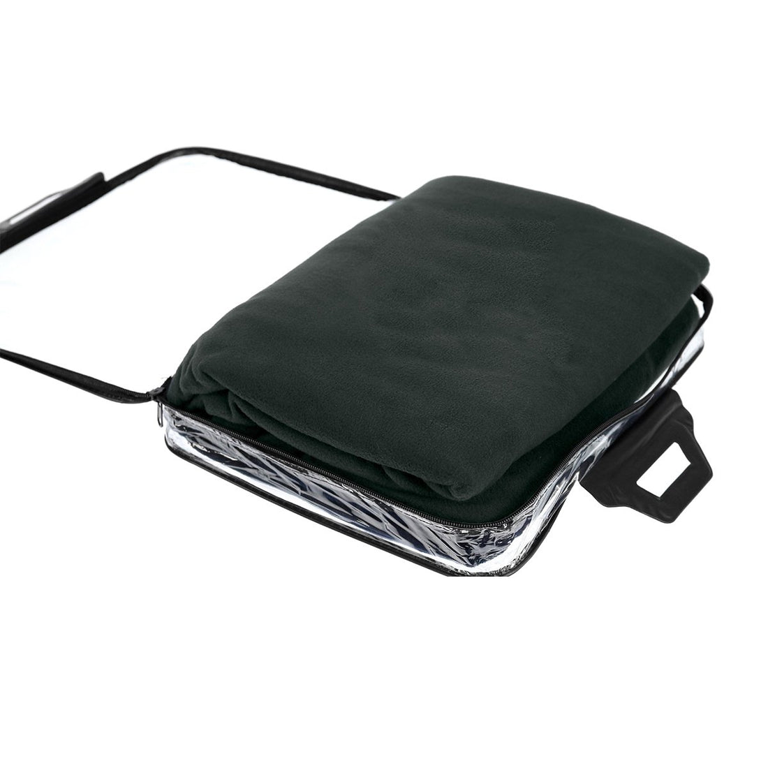 Laura Hill Electric Car Blanket Black Fleece 150 x 110cm