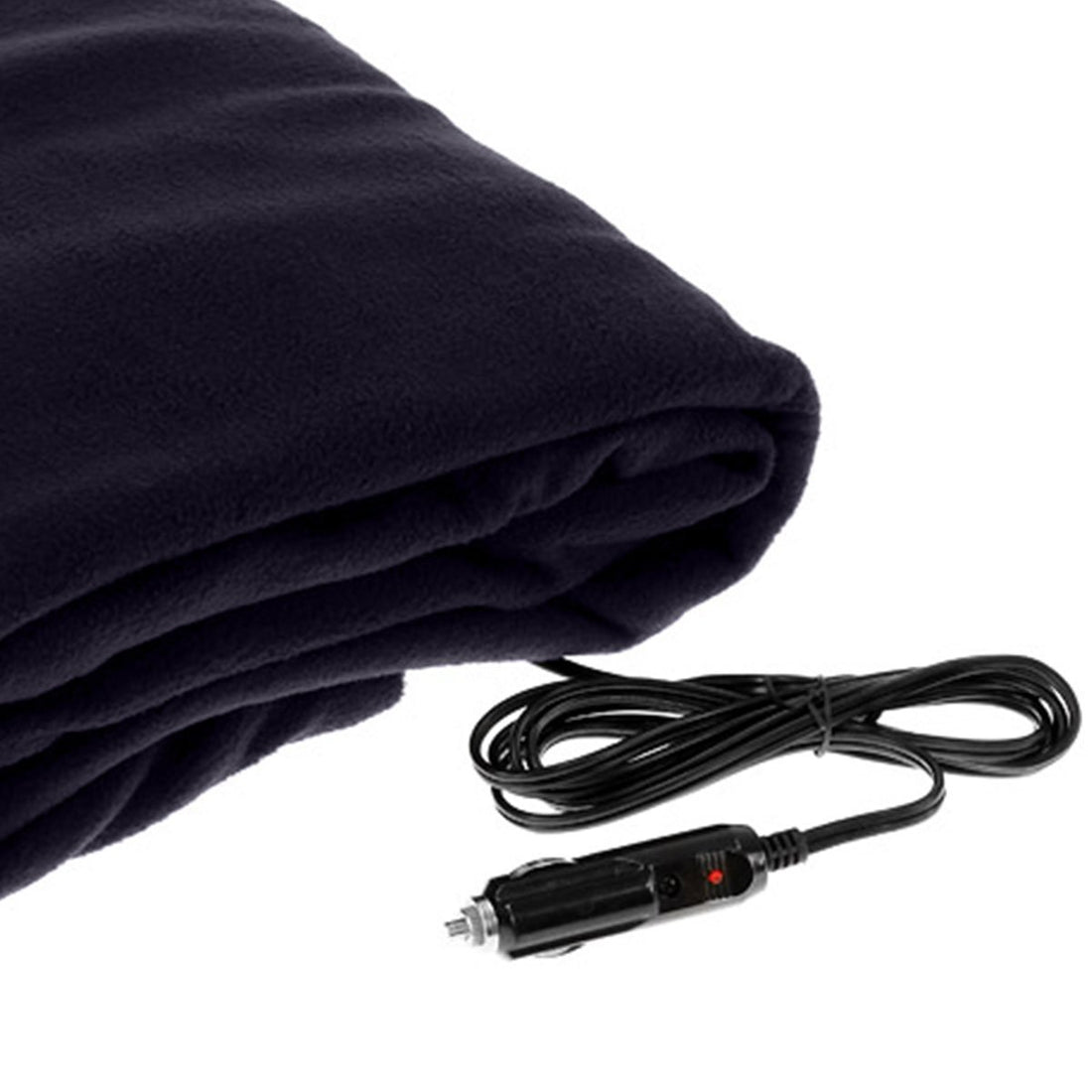 Laura Hill Electric Car Blanket Blue Fleece 150 x 110cm