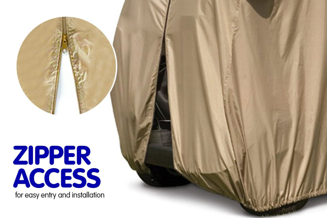 Samson Waterproof Golf Cart Cover 2 Seater Fits EZ Go Club Car Yamaha