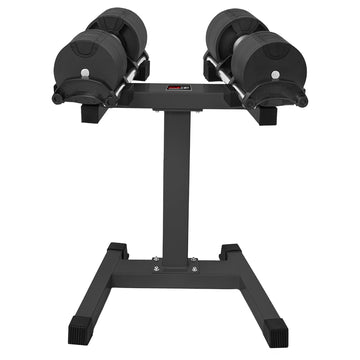 Adjustable Dumbbell Set 45kg Dial Fast Adjustment Home Gym