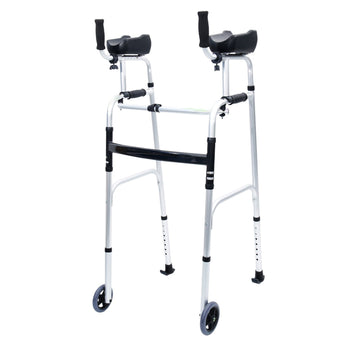 Orthonica Forearm Rollator Walker Adjustable Height Foldable 160kg