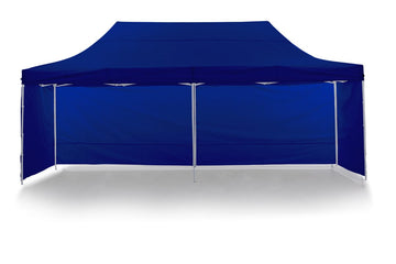 Wallaroo Pop Up Marquee Gazebo 3x6m Blue Water Resistant