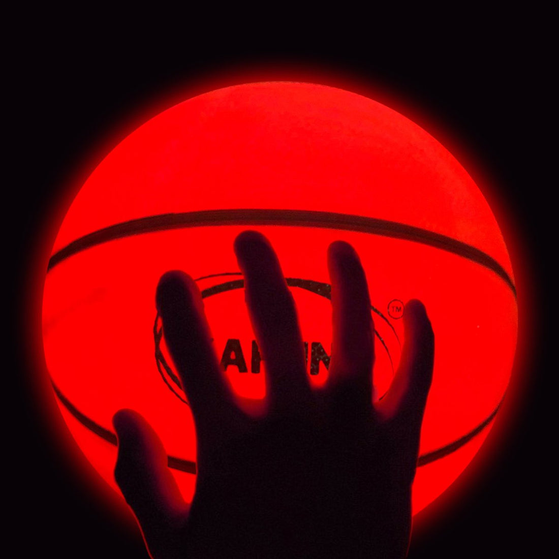 Kahuna LED Light-Up Glow Basketball Size 3 for Kids