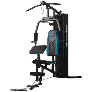 Powertrain Multi-Station Home Gym Cable Machine 44kg Weight Stack