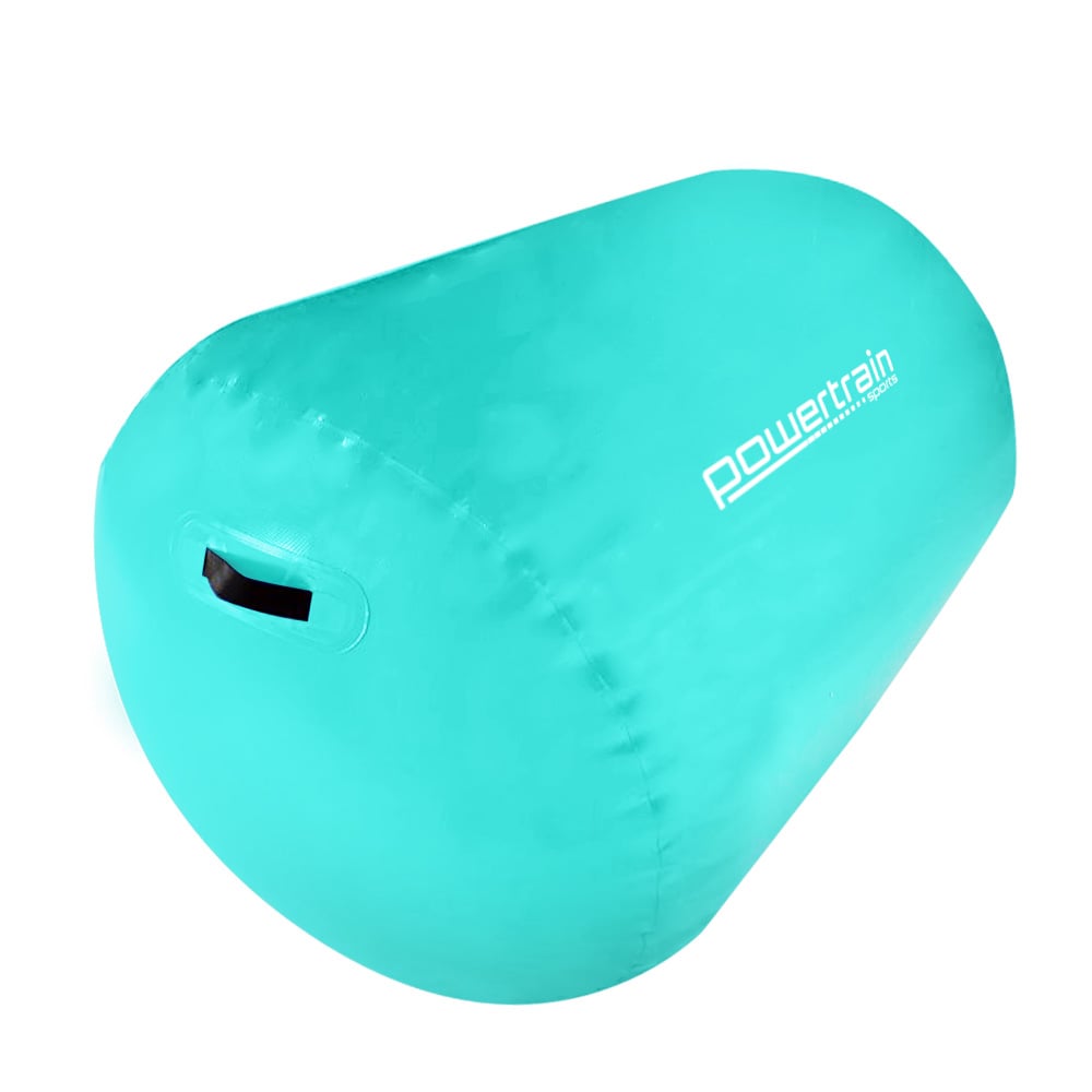 Powertrain Inflatable Gymnastics Air Barrel Roller 120 x 75cm Green