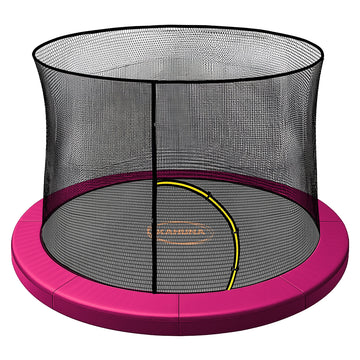 Kahuna 6ft Replacement Trampoline Safety Pad and Net Set Pink