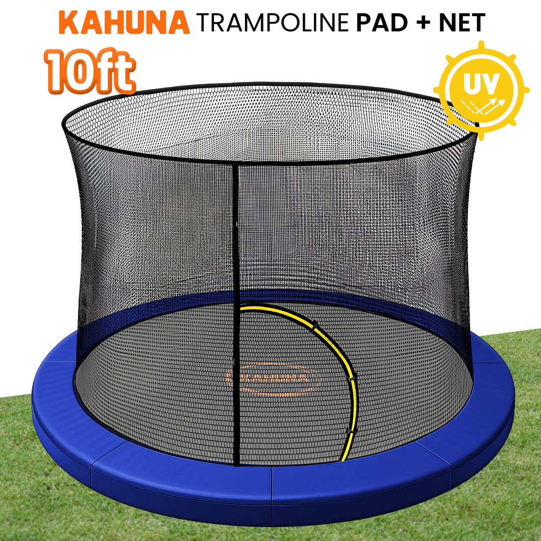 Kahuna 10ft Safety Pad and Net Set Blue
