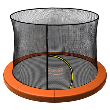 Kahuna 10ft Safety Pad and Net Set Orange