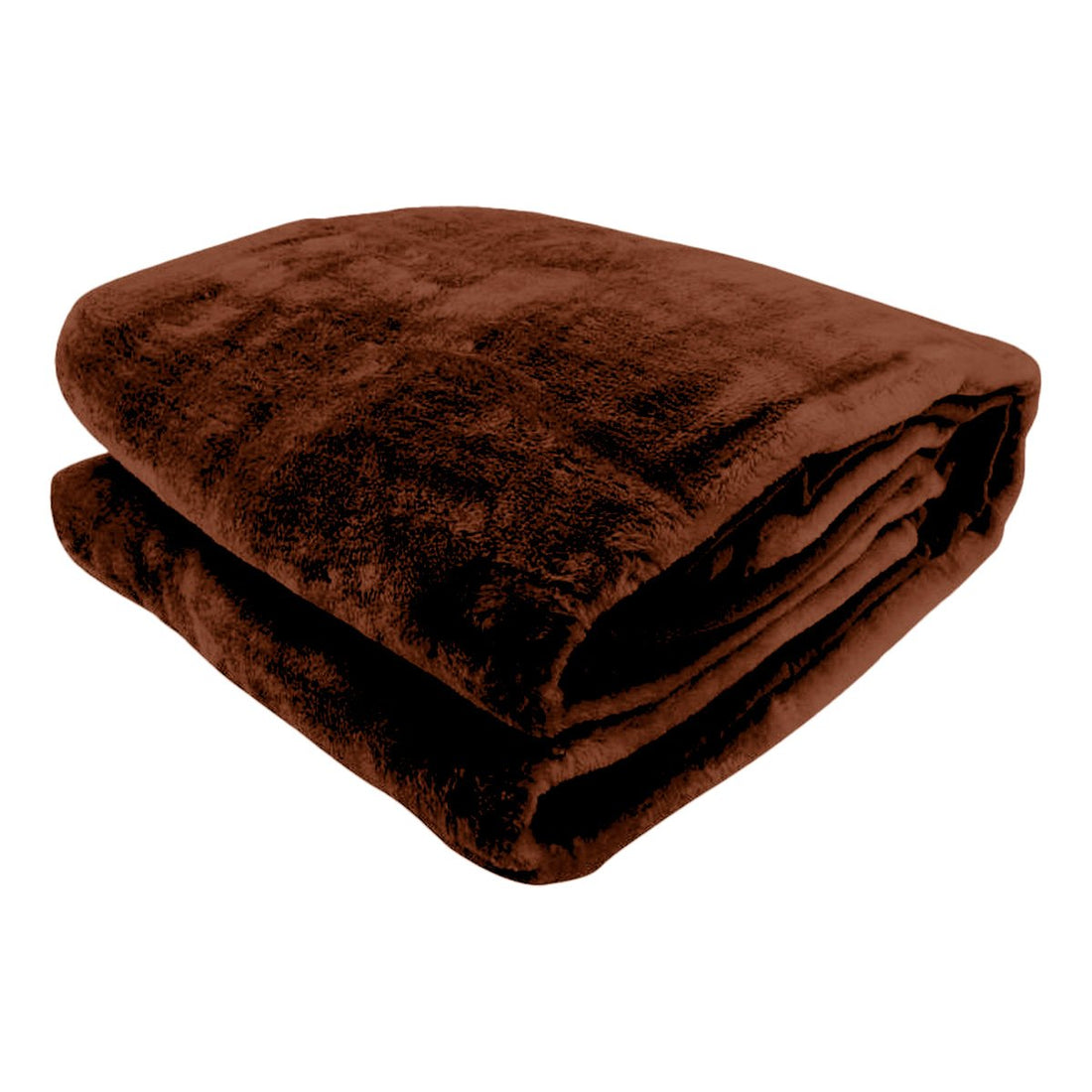 Laura Hill Faux Mink Blanket 800GSM Chocolate