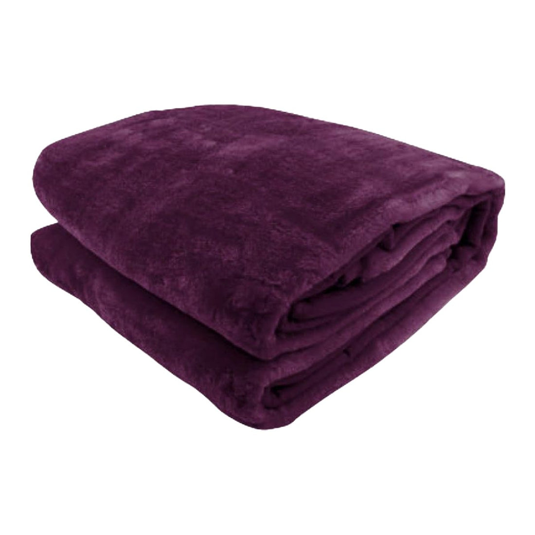 Laura Hill Faux Mink Throw Rug 800gsm Heavy Purple