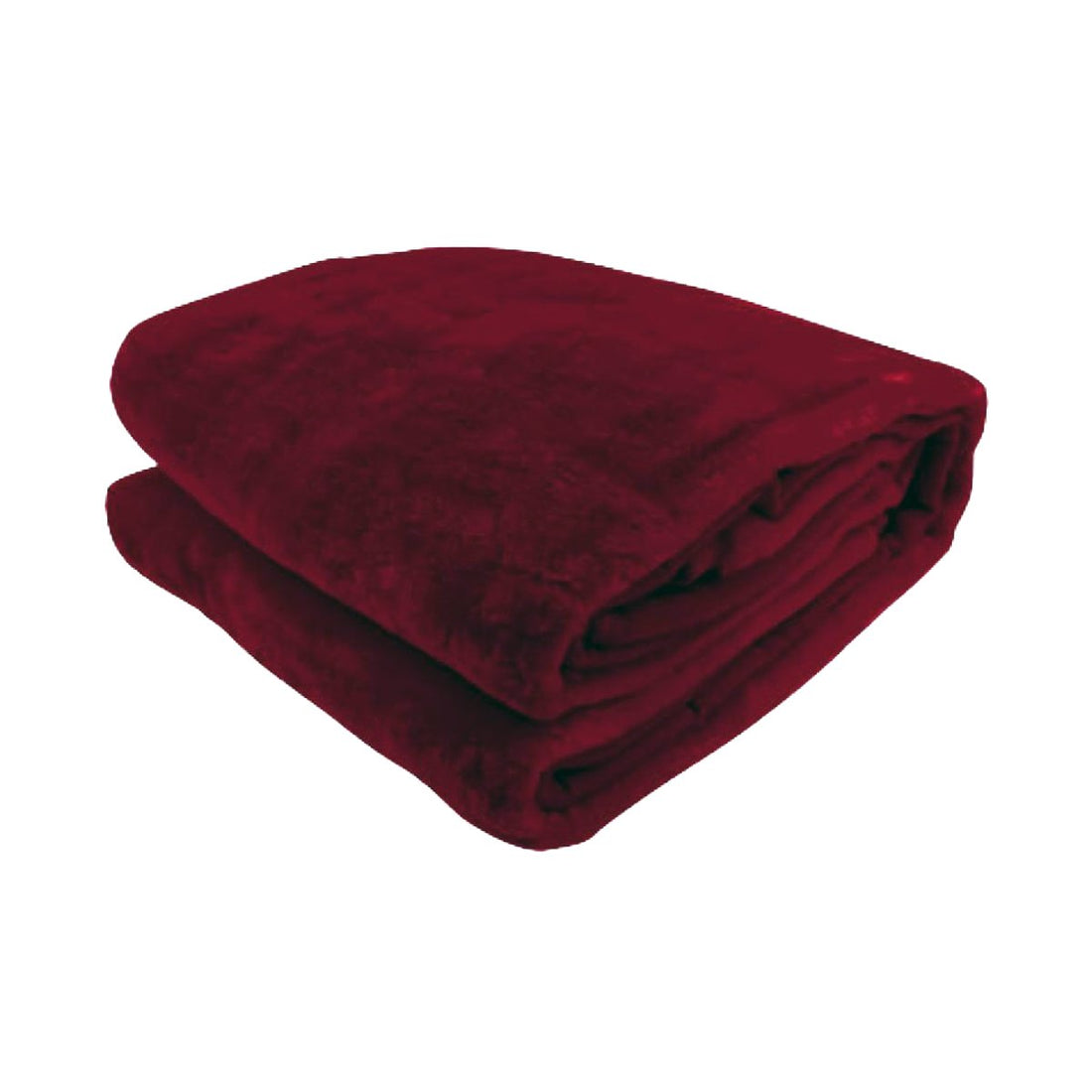 Laura Hill Faux Mink Throw Rug Blanket 220x240cm Red