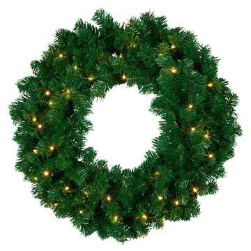 Christabelle LED Christmas Wreath Chadwick 61cm