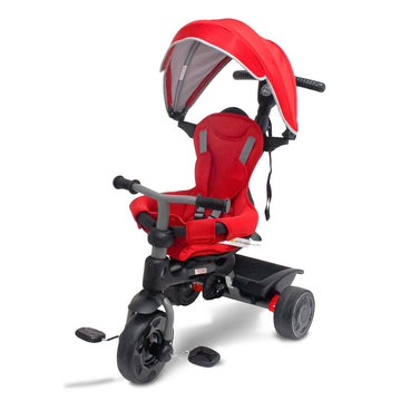 Veebee Explorer 3-Stage Kids Trike with Sun Canopy Red