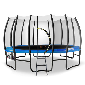 Kahuna Twister 12ft Springless Trampoline with Basketball Set