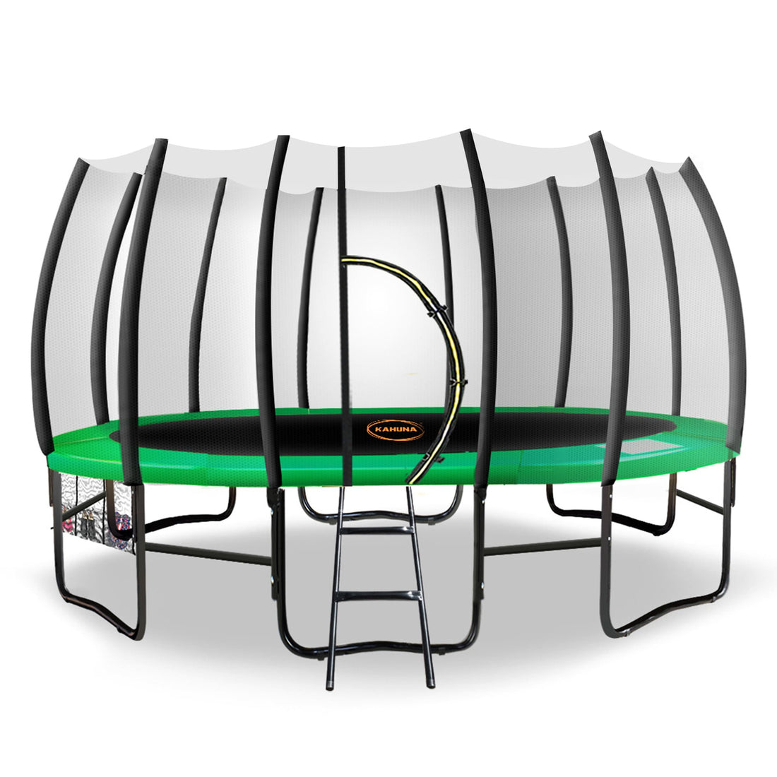 Kahuna Twister 12ft Springless Trampoline with Basketball Set